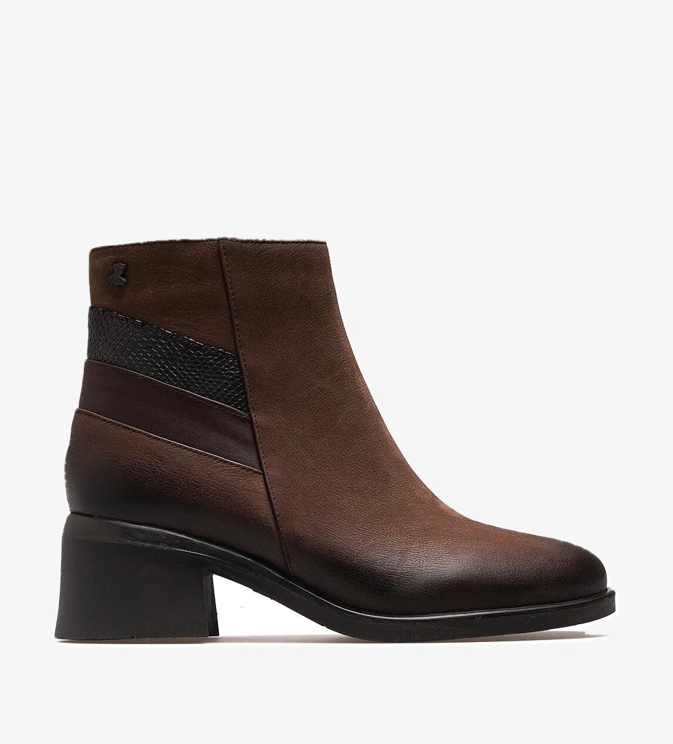 Venüs Kadın Hakiki Deri Topuklu Günlük Bot 25k 2551403k Z Vizon Siyah Nubuk model görseli