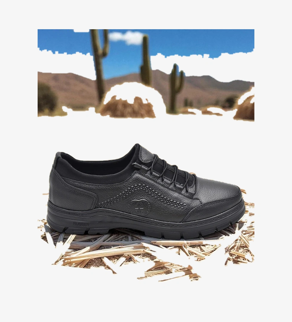 Ispartalılar 389R Tam Ortopedik Topuk Masajlı Taban Erkek Ayakkabı Hakiki Deri Mevsimlik Ayakkabı model görseli