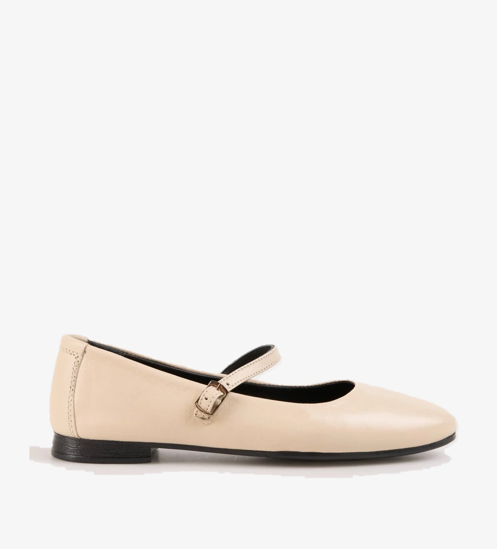 Fabrika Fabrika Deri Bej Kadın Babet D-DERVILA | Flo Bej - 1. görsel