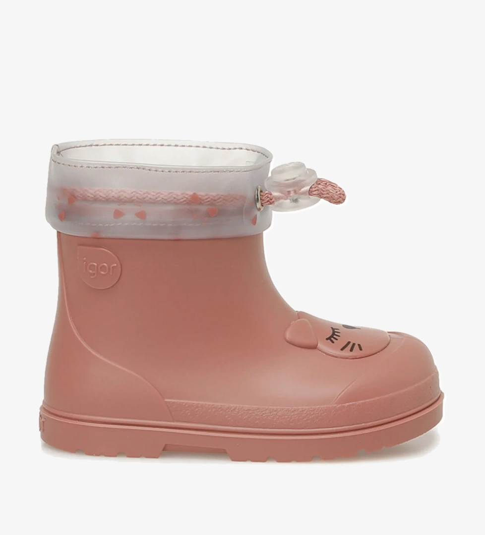 MENDI GATO Fuşya Kız Çocuk Yağmur Çizmesi - Görsel 1