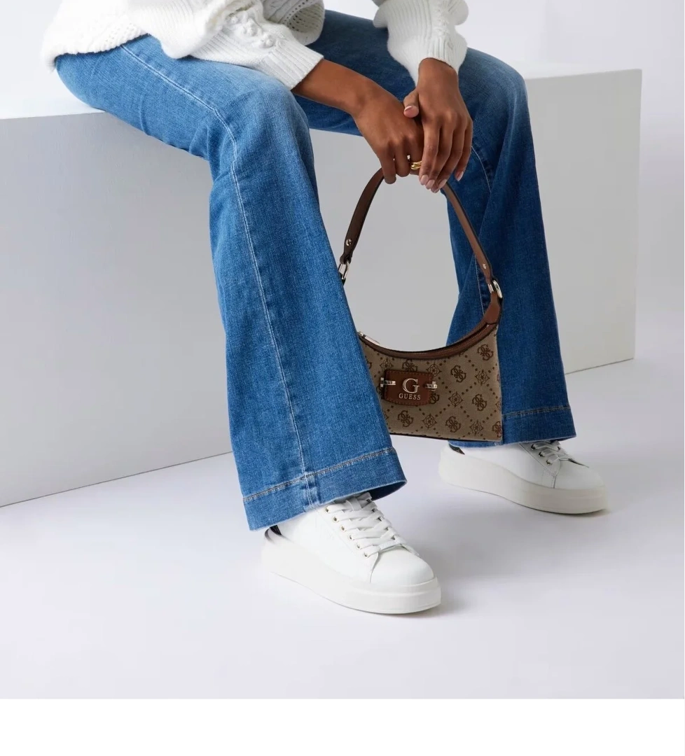 Guess Elbina Kadın Deri Sneaker Ayakkabı Fljelbfal12 model görseli