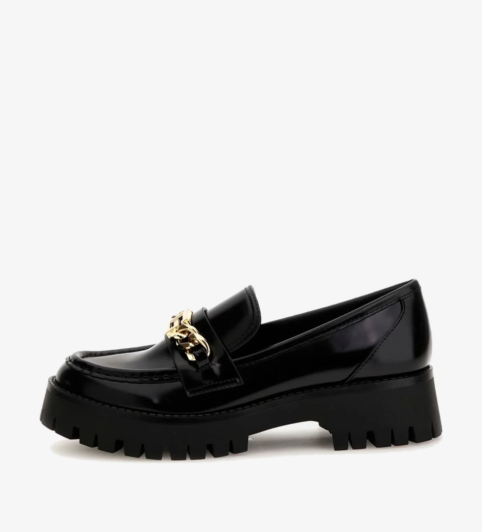 Almosty Zincirli Kadın Makosen Ayakkabı FLTALMELE14 - Görsel 1