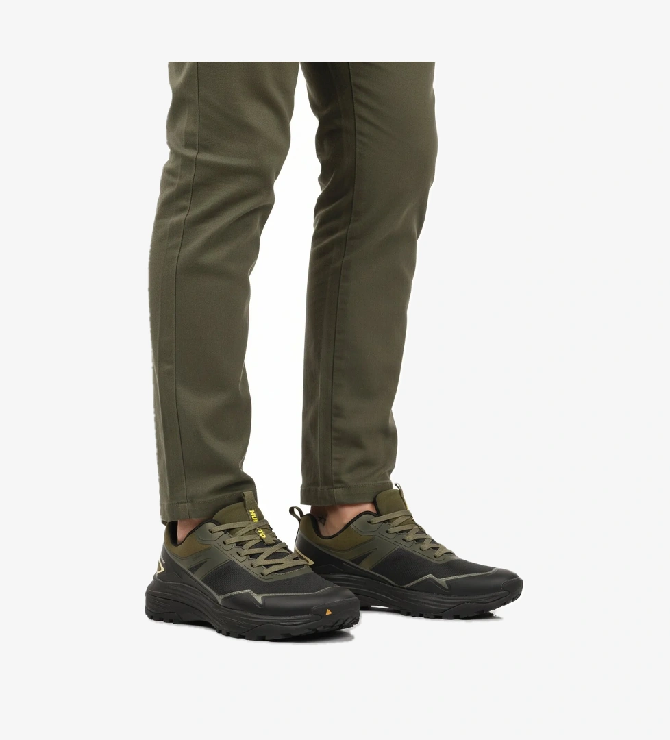 Ayakmod Bej Siyah Kaymaz Taban Erkek Outdoor Ayakkabı 350497a M model görseli