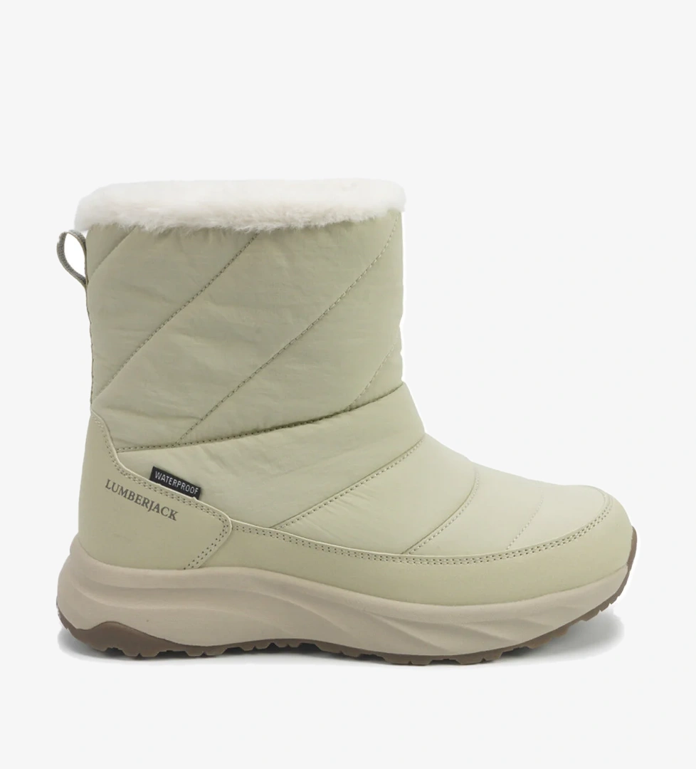 EVIZANDE 5PR KIRIK BEYAZ Kadın Kürklü Bot - Görsel 1