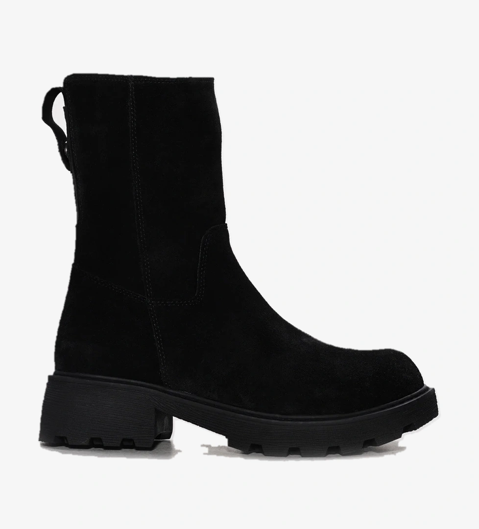 Hakiki Deri Kürklü Kadın Klasik Bot 124KZA3111 - Görsel 1