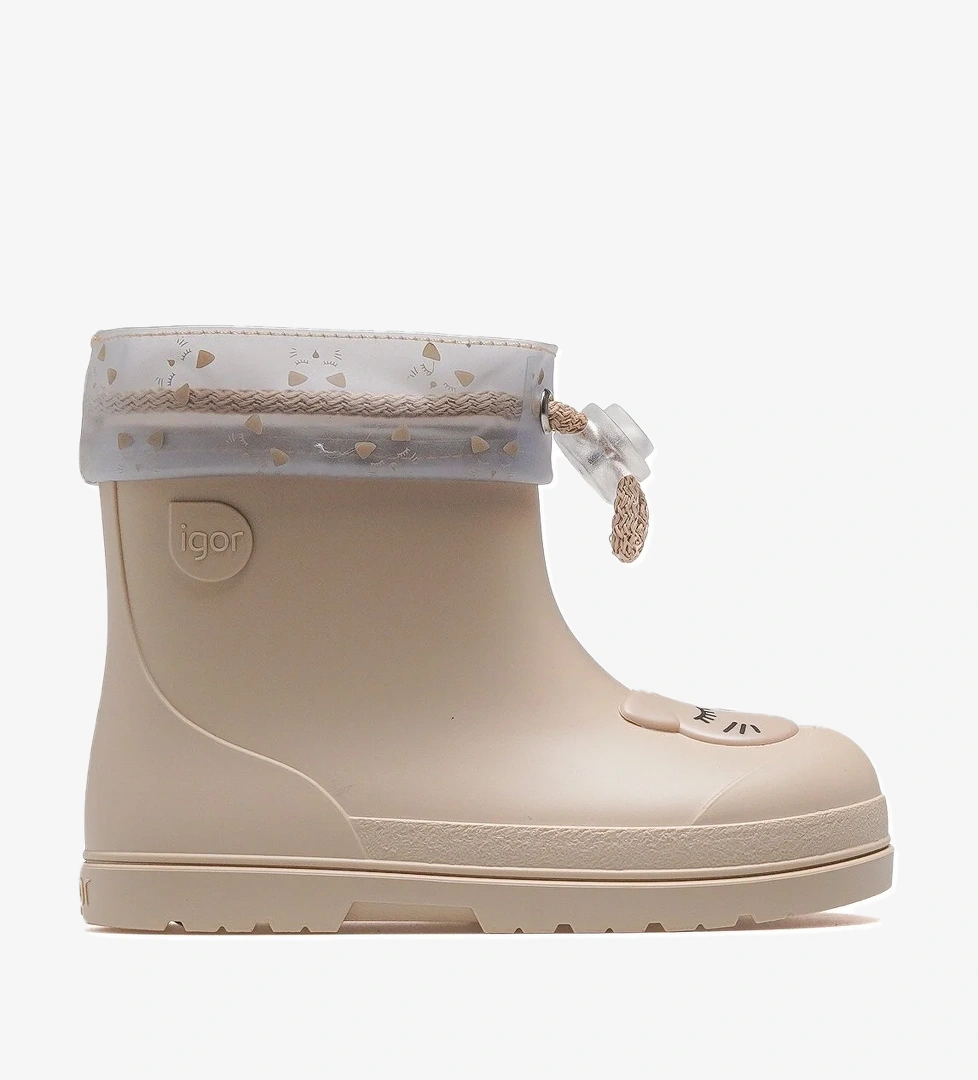 Igor Mendı Gato Borreguıto Kız Çocuk Su Gecirmez Yağmur Bot 25k Cc334 Pk Bej model görseli
