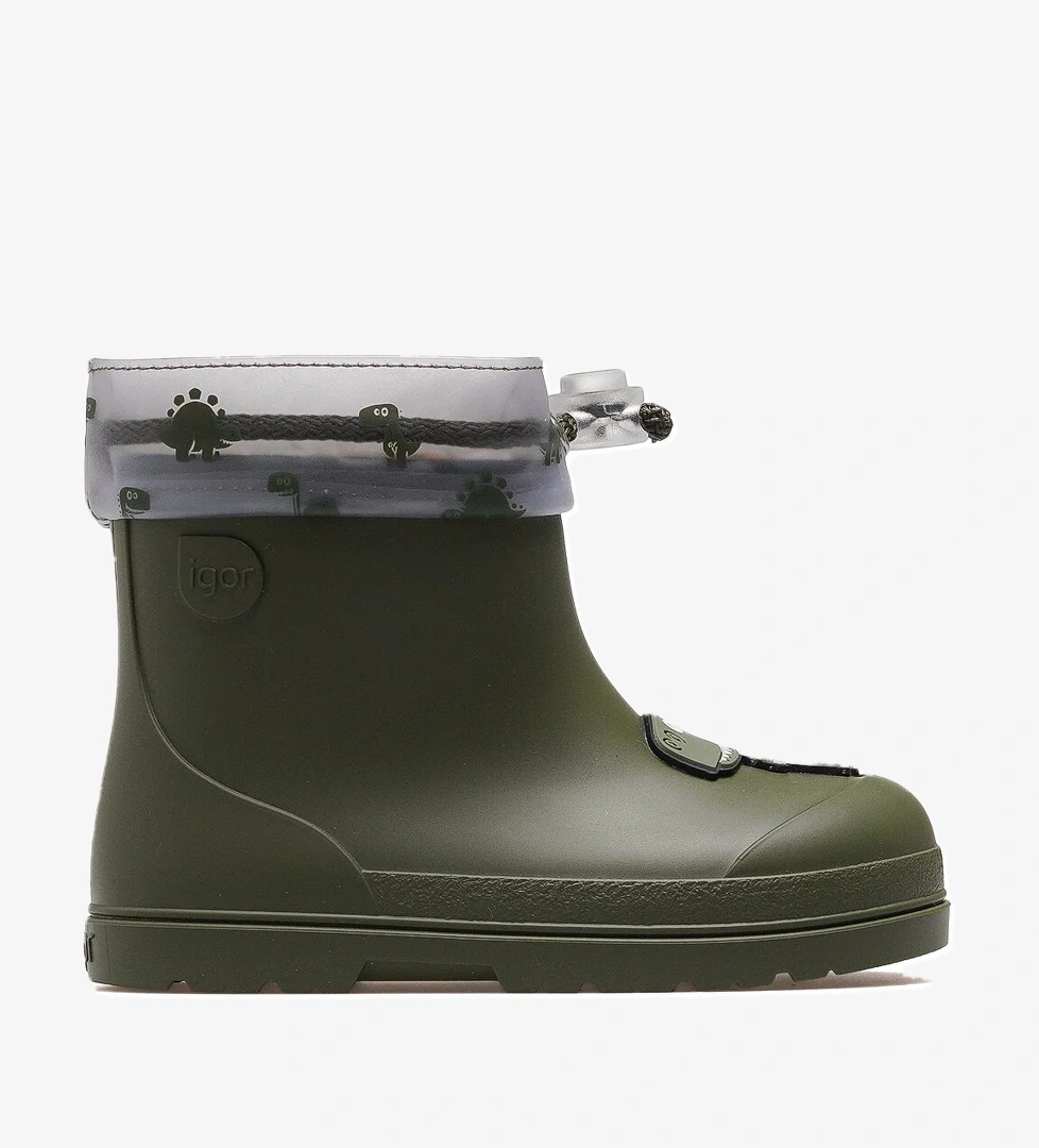 Mendı Dıno Borreguıto Erkek Çocuk Su Gecirmez Yağmur Bot 25k Cc336 Haki