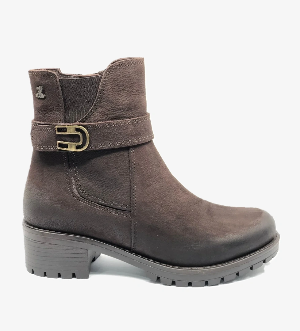 Dpoons Hakiki Deri Kaymaz Taban Ortopedik Kadın Bot