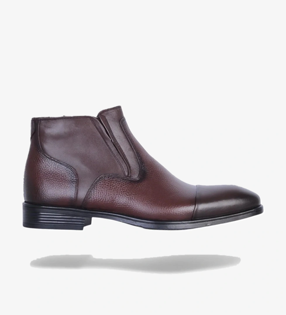 Censay 137 Kahve Garne Zigana Erkek %100 Deri Kürklü Bot model görseli