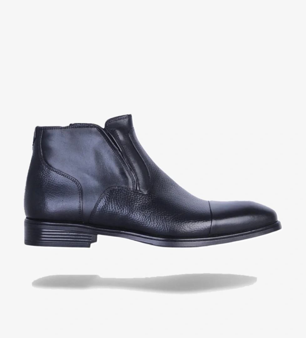 Censay 137 Siyah Garne Zigana Erkek %100 Deri Kürklü Bot model görseli