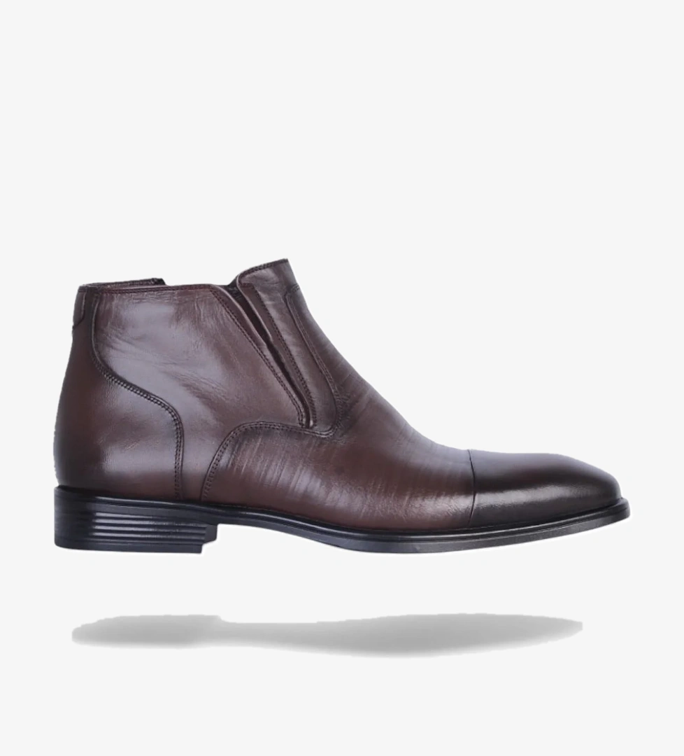 Censay 137 Kahve Antik Erkek %100 Deri Kürklü Bot model görseli