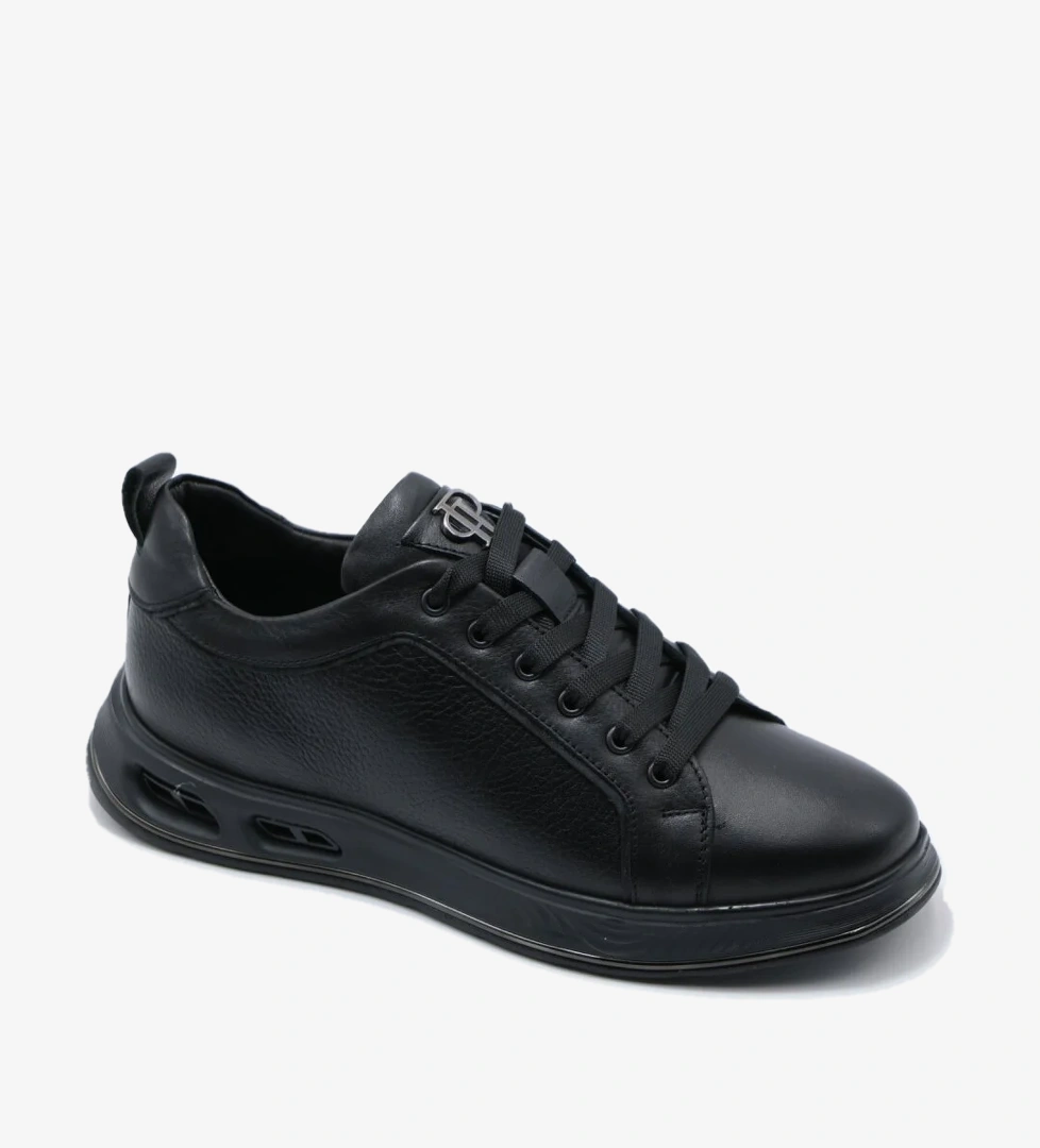 Pepita M066-1 Siyah Hakiki Deri Erkek Günlük Ayakkabı model görseli