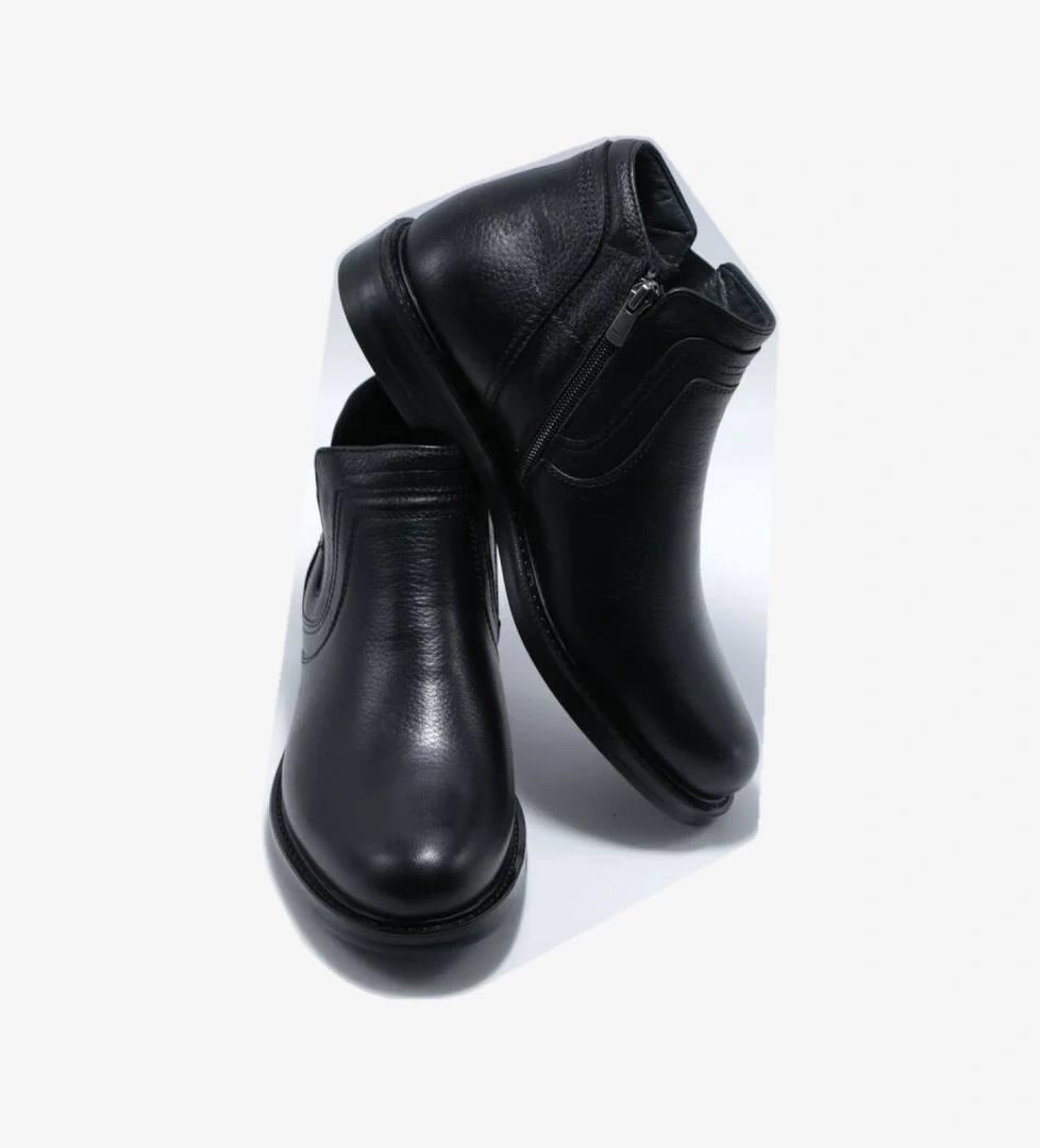 1041 Kauçuk Taban Hakiki Deri Erkek Bot - Görsel 1