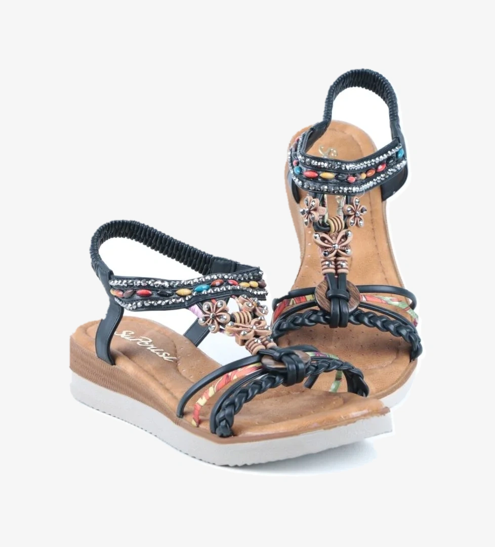 S.p 361 Ortopedik Taban Bayan Sandalet Ayakkabı - Görsel 1