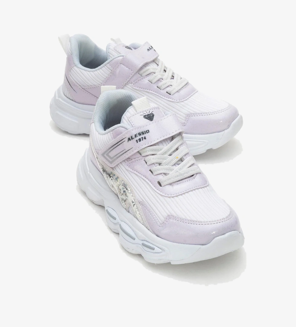 Cırtlı Bağlı Anorak Çocuk Spor Ayakkabı 26-30 BEYAZ BEYAZ