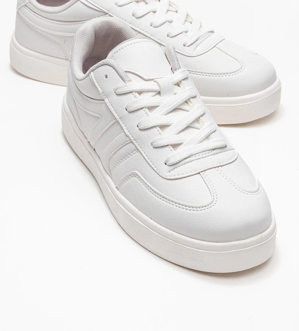 Ccway Bağcıklı Erkek Spor Ayakkabı Beyaz Yeşi̇l model görseli