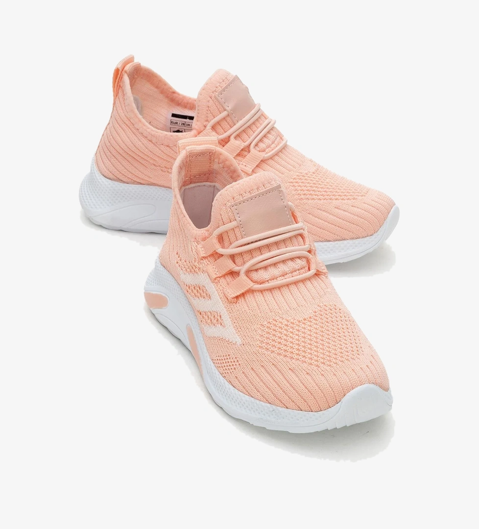 Triko Çocuk Spor Ayakkabı 31-35 PUDRA