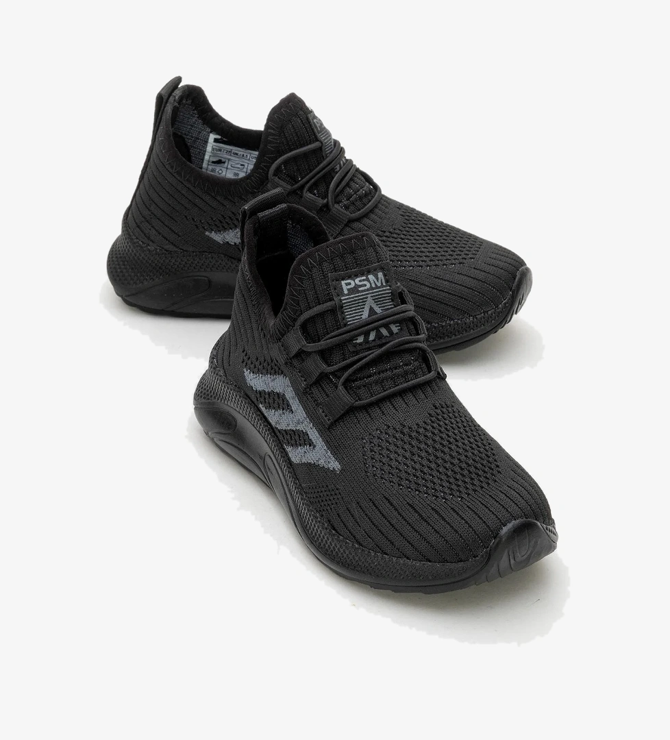 Ccway Triko Çocuk Spor Ayakkabı 31-35 Si̇yah model görseli