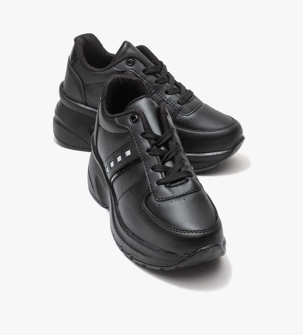 Kadın Spor Ayakkabı; SİYAH MAT