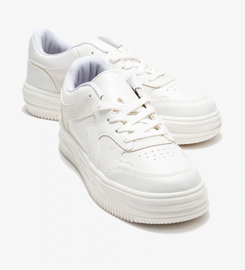 Kadın Spor Ayakkabı BEYAZ BEYAZ