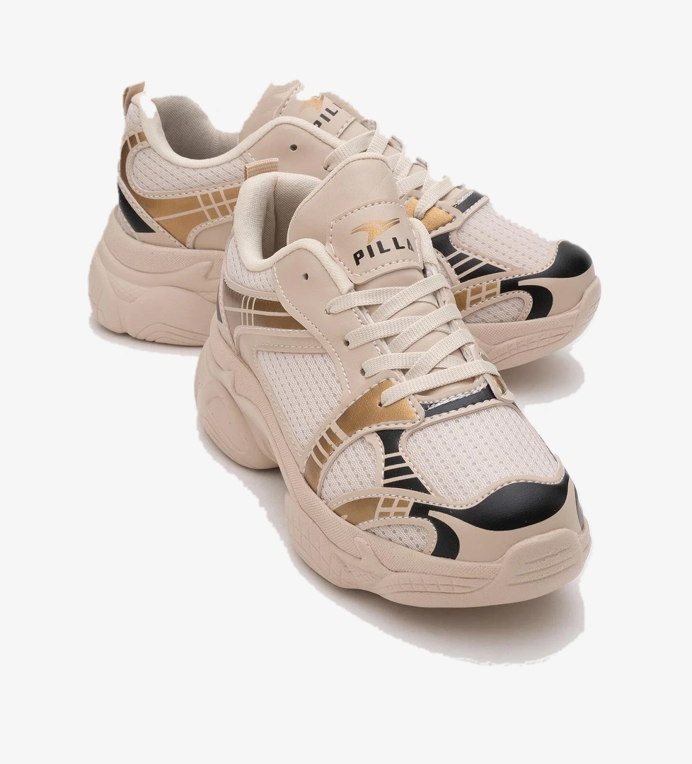 Ccway Anorak Kadın Spor Ayakkabı Si̇yah Beyaz model görseli