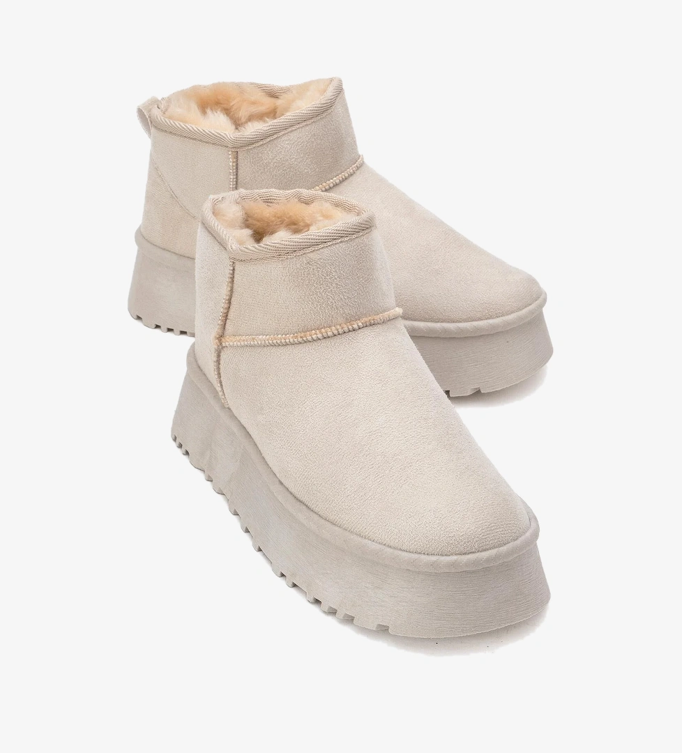 Yüksek Tabanlı Mini Bot BEJ - Görsel 1