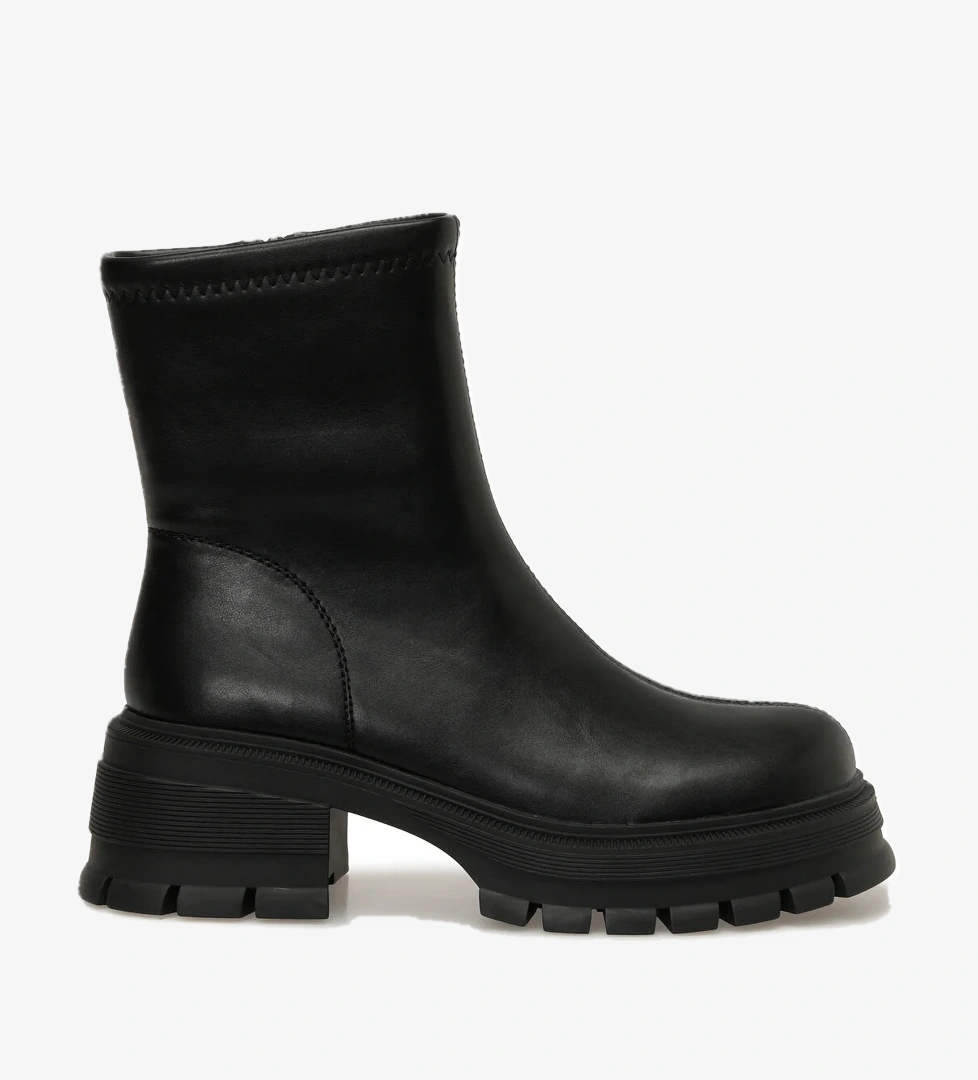 25K-8145 5PR Siyah Kadın Topuklu Bot - Görsel 1