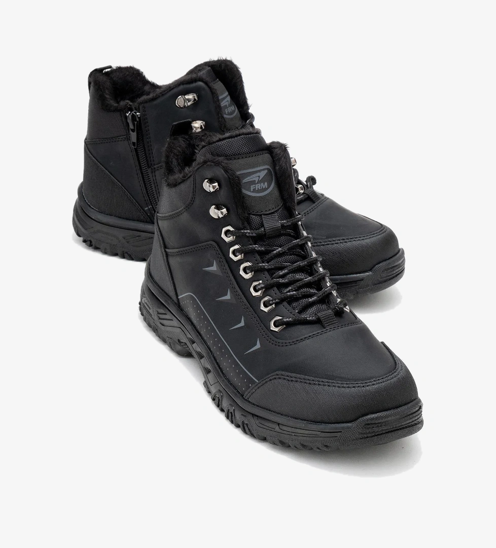 Ccway Erkek Kancalı Trekking Ayakkabı ; Si̇yah Kahve Füme model görseli