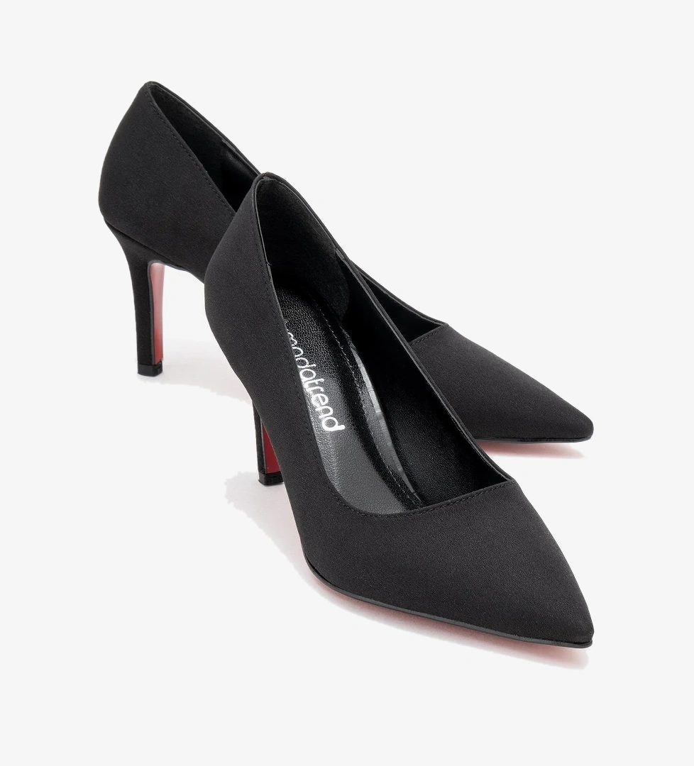 Kadın Stiletto Ayakkabı SİYAH ZRA - Görsel 1