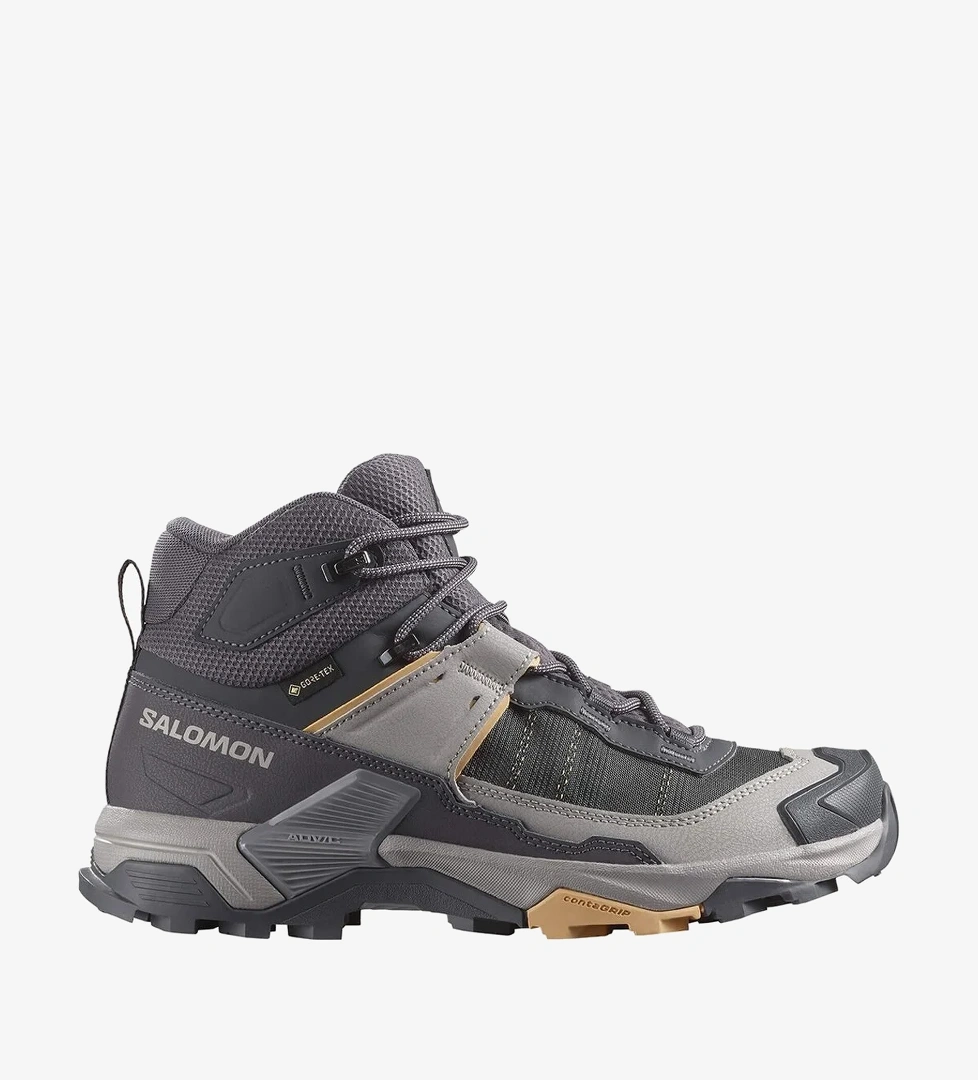 Salomon X Ultra 5 Goretex Kadın Gri Bot model görseli