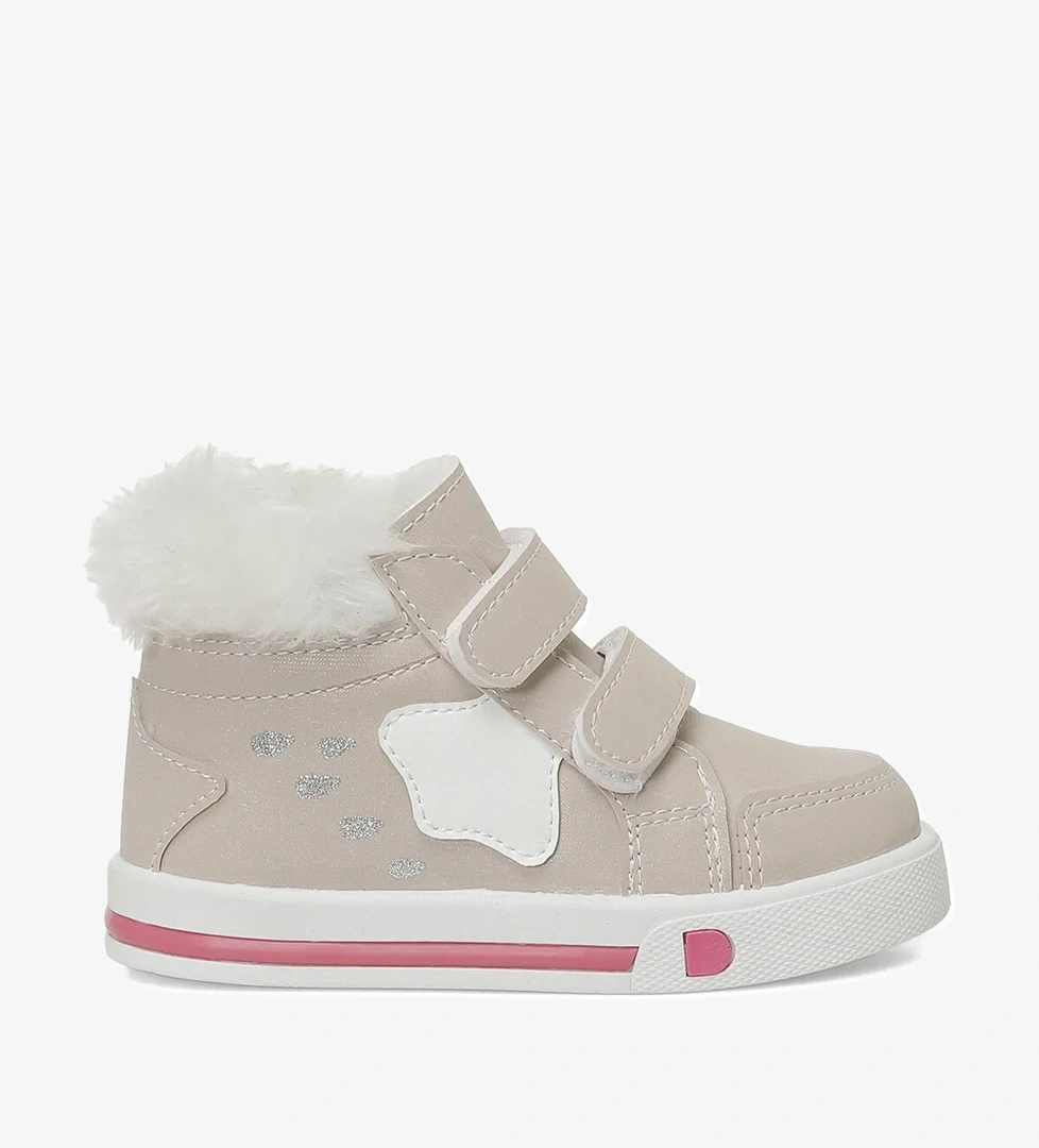 AVESI.B5PR Pudra Kız Çocuk High Sneaker - Görsel 1