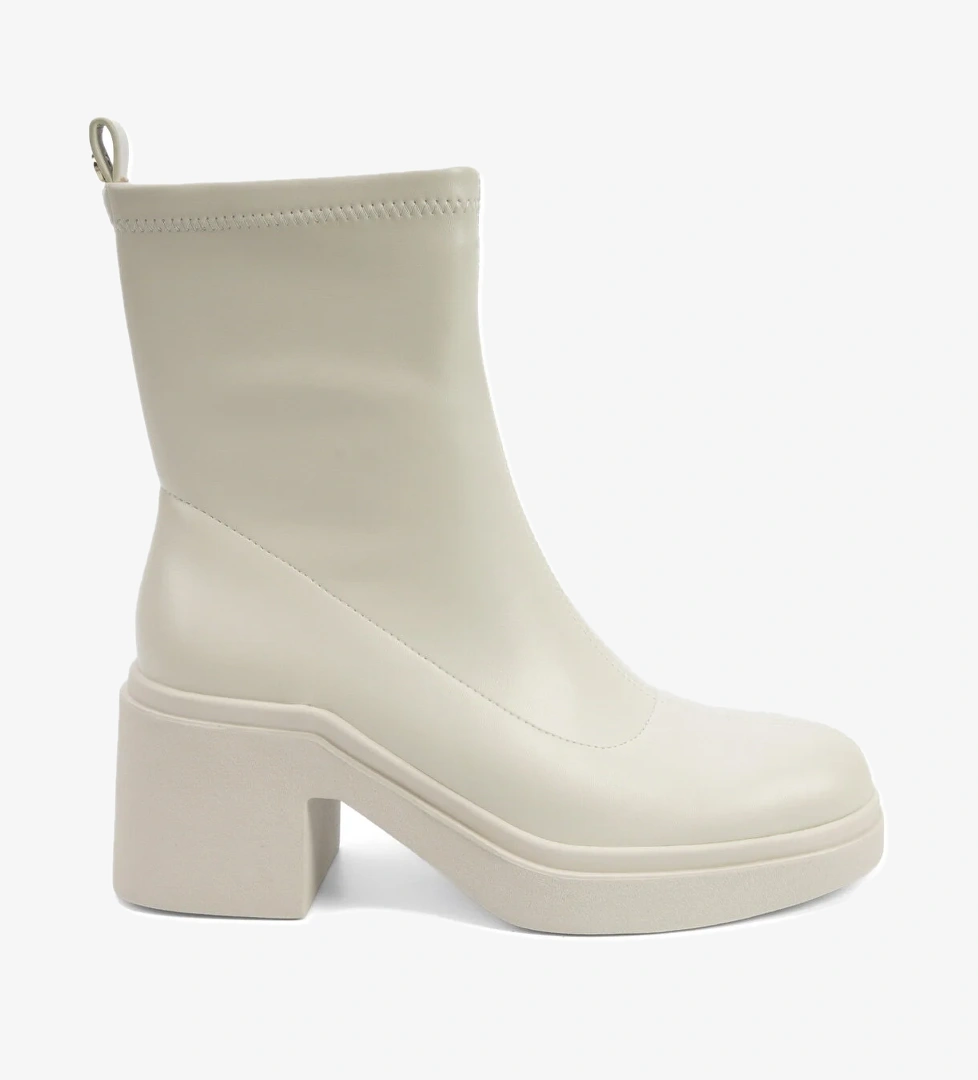 İnci INCI NAYLA 5PR Bej Kadın Topuklu Bot - Görsel 1