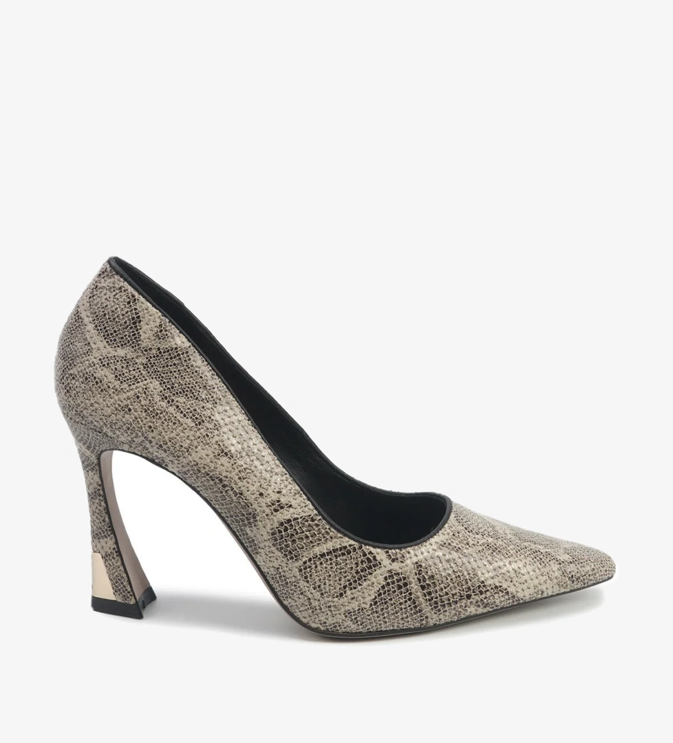 DIANA2 5PR Bej Kadın Topuklu Ayakkabı - Görsel 1