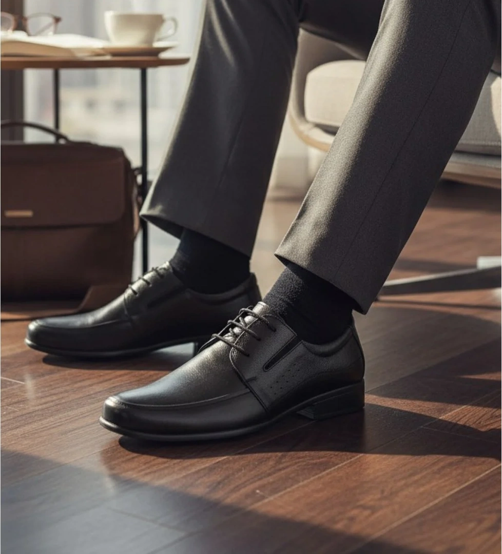 2085 Ortopedik Taban Hakiki Deri Erkek Klasik Ayakkabı Günlük Erkek Deri Ayakkabı