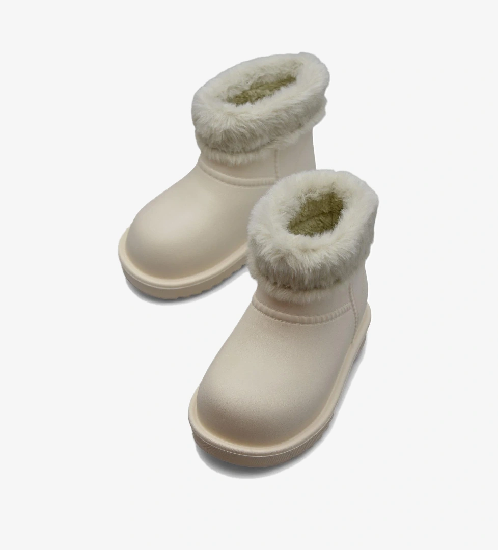 65D Rahat Taban İçi Kürklü Su Geçirmez Kız Çocuk Bot Günlük Çocuk Bot