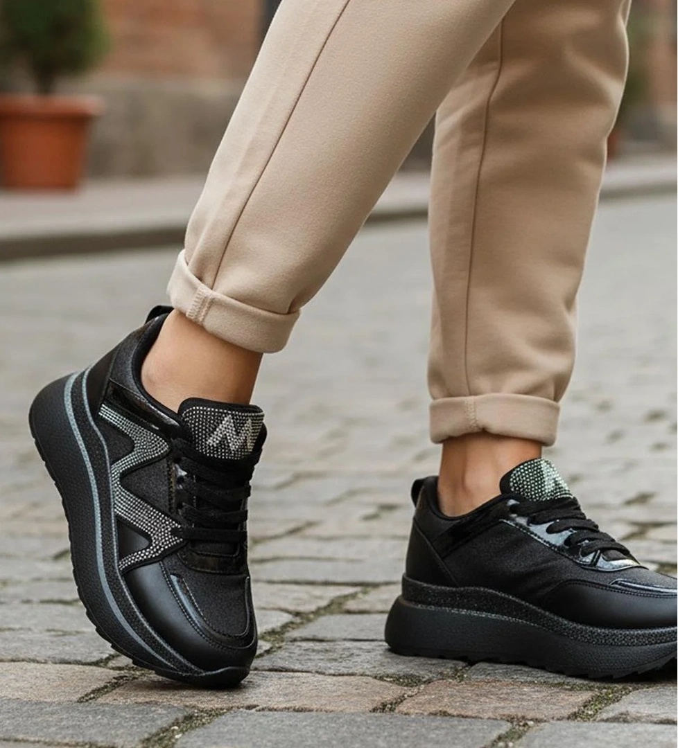 4855 Ortopedik Taban Günlük Kadın Ayakkabı Spor Klasik Kadın Ayakkabı Sneakers