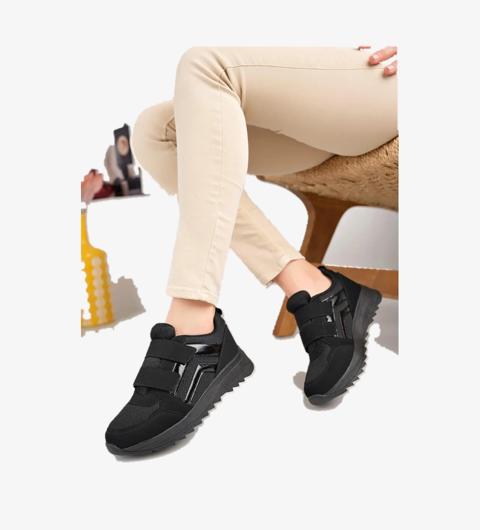 Sararmaz Taban Cırtlı Spor Ayakkabı