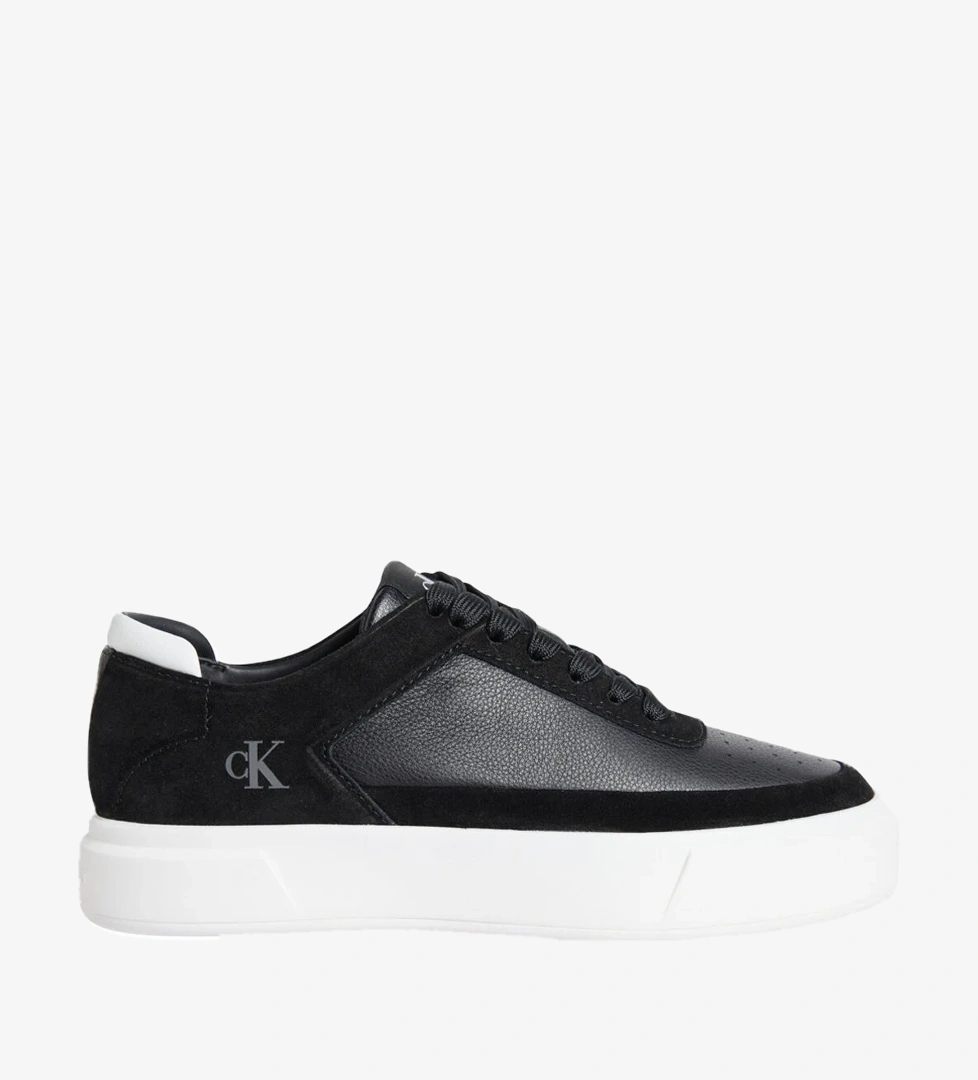 Calvin Klein BASKET LACE UP PRO LTH MI Siyah Kadın Sneaker