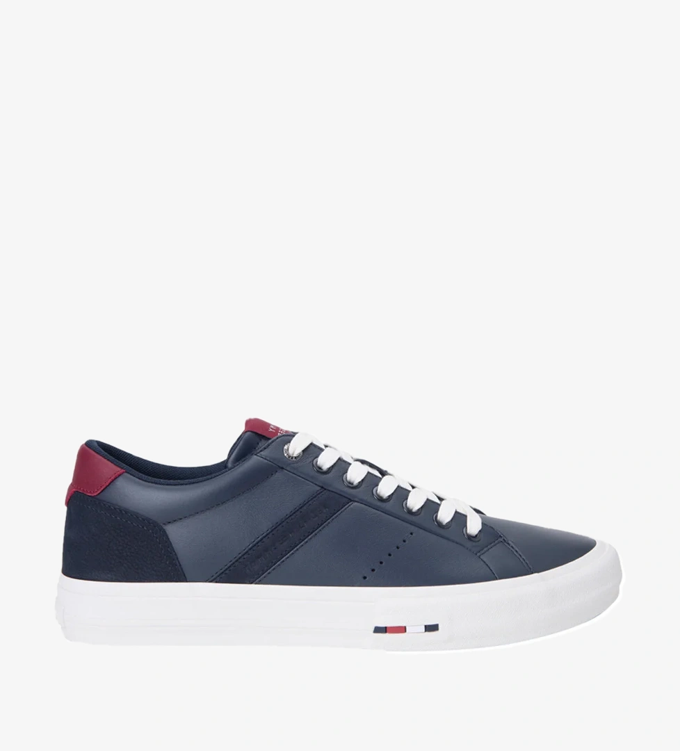 Tommy Hilfiger TH HI VULC LTH STREET Lacivert Erkek Sneaker