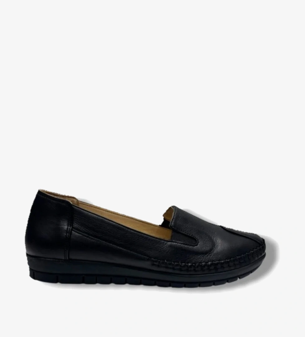 Üçel 134-26 Hakiki Deri Anatomik Lastikli Kadın Ayakkabı