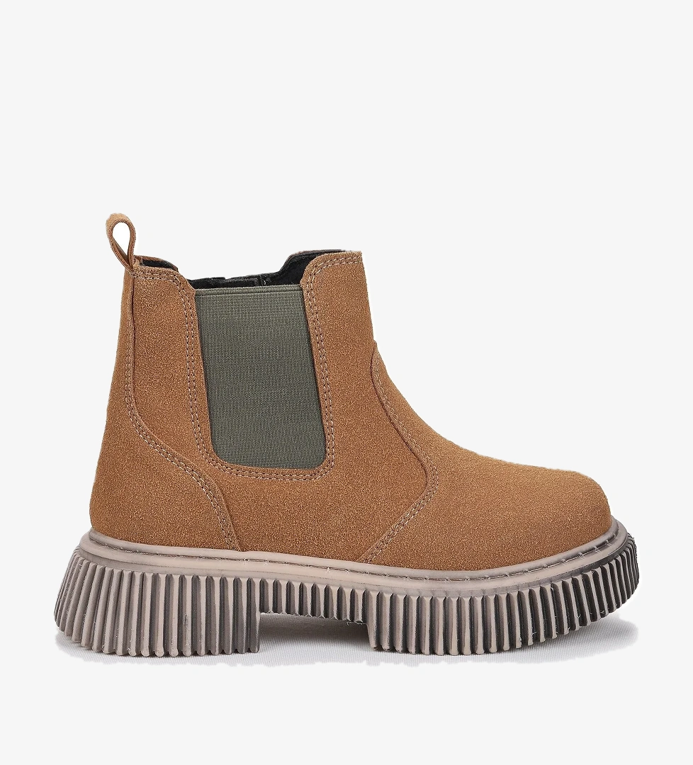 Kiko Kids Kiko Kids Penka Fermuarlı Erkek Çocuk Günlük Bot Ayakkabı Taba | Flo Taba - 1. görsel