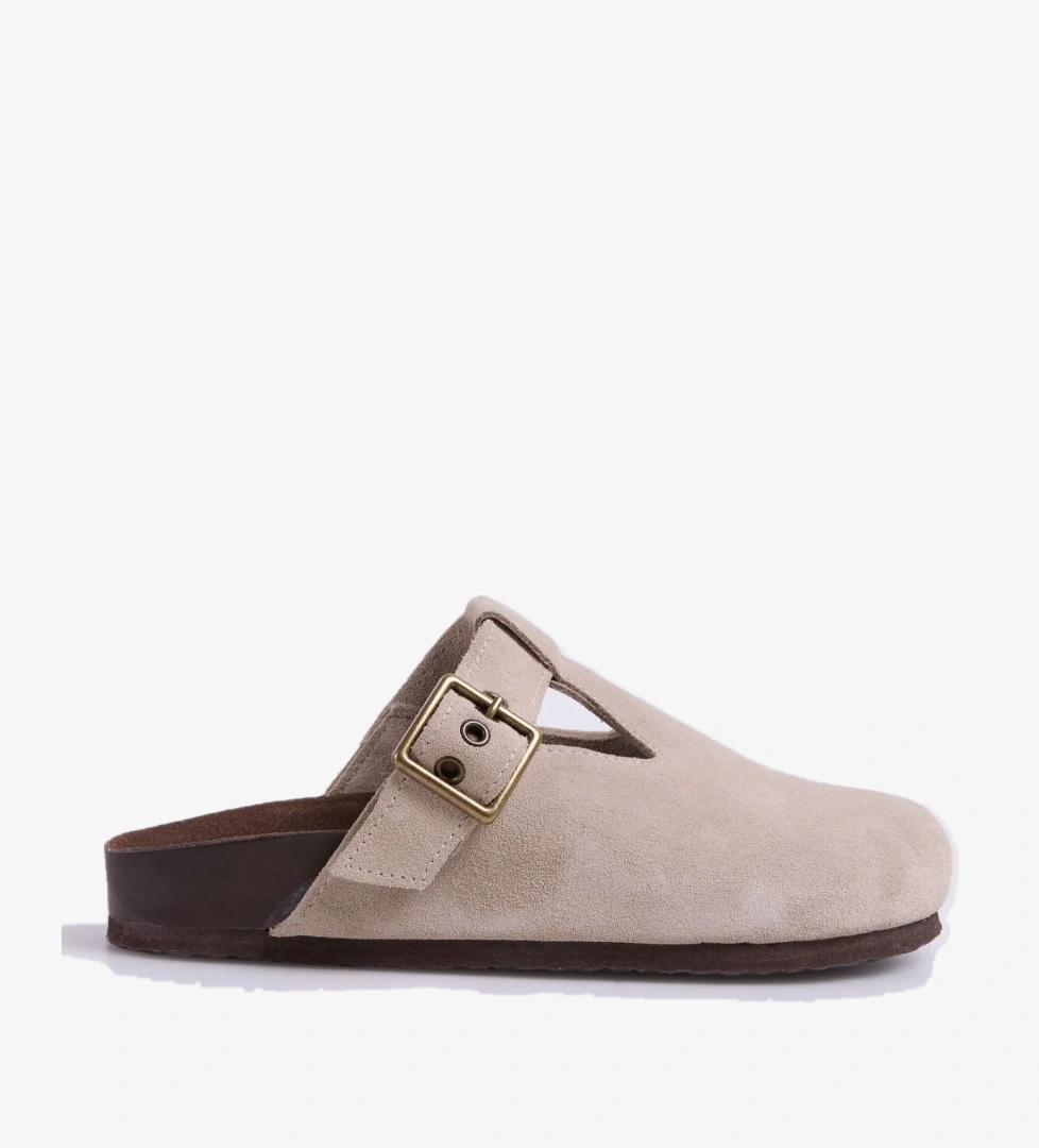 Fabrika Fabrika Bej Kadın Terlik D-CATALINA Sandalet & Terlik | Flo Bej - 1. görsel