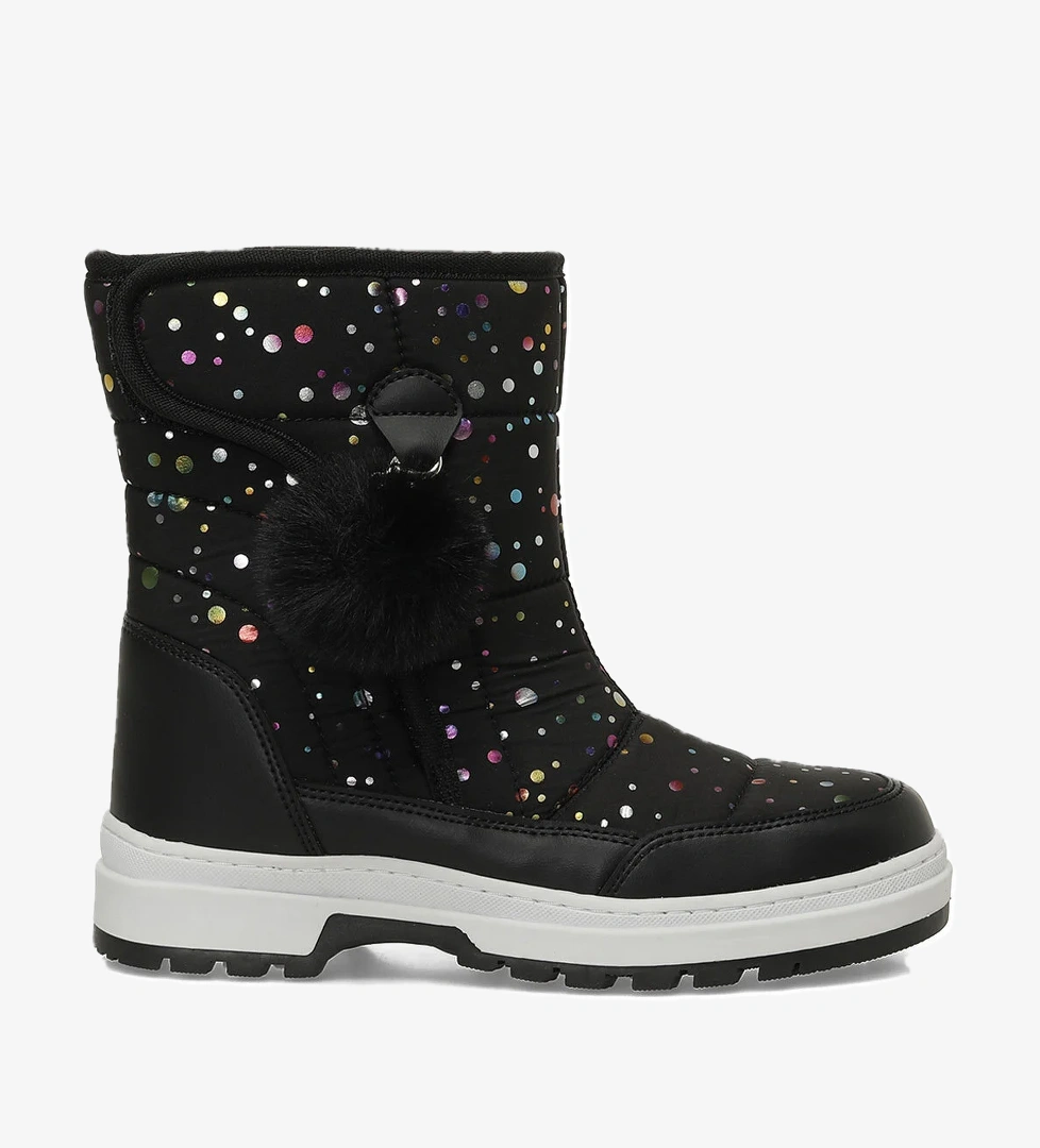 MOSTEN F 5PR Siyah Kız Çocuk Çizme - Görsel 1