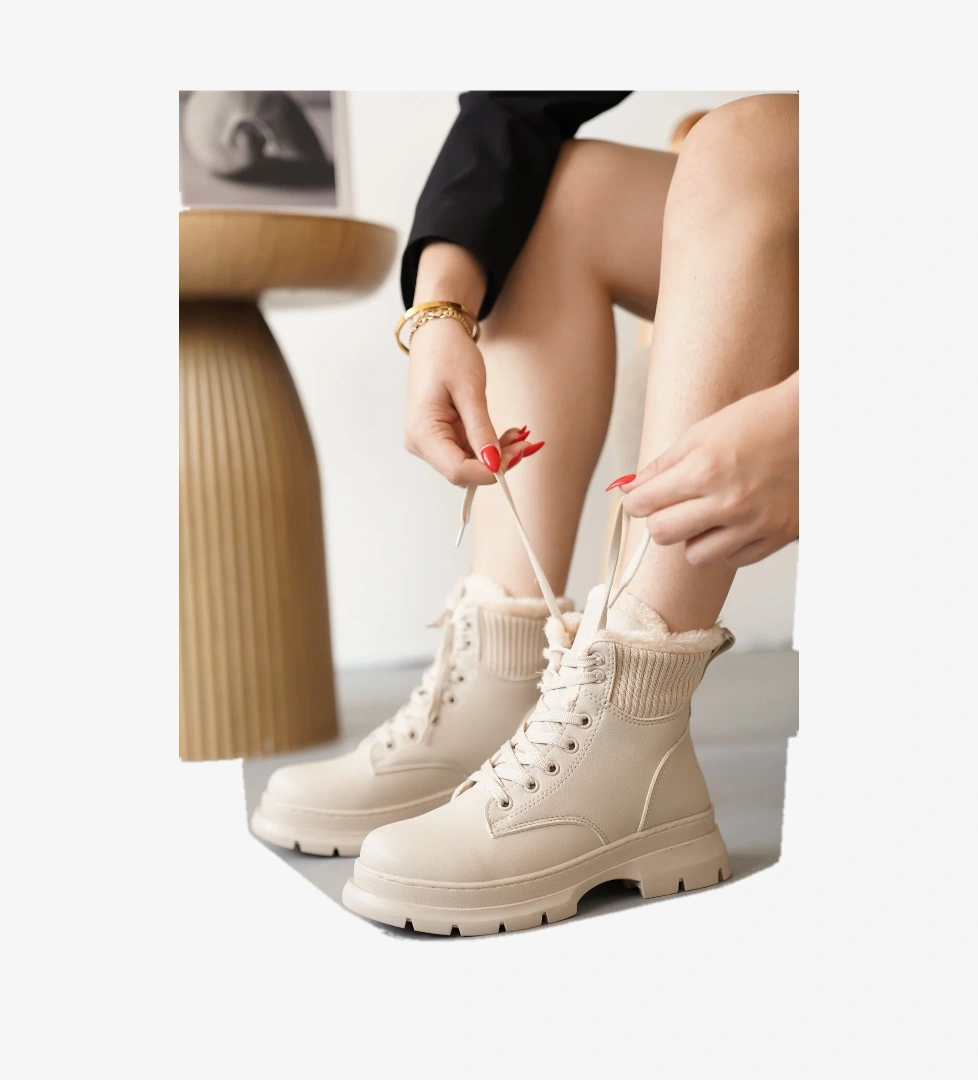 Natalya Soğuk Geçirmez Kışlık Kadın Bot & Bootie