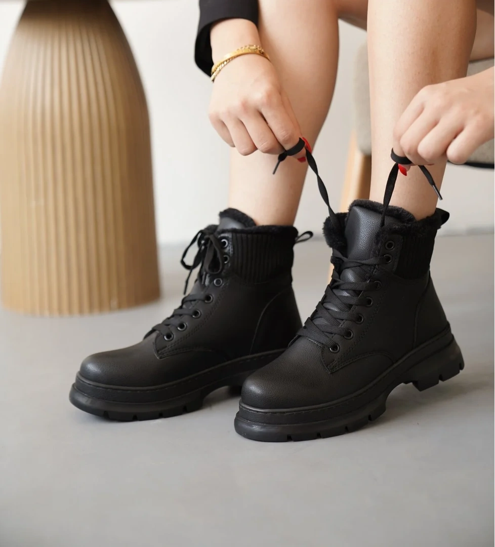 Natalya Soğuk Geçirmez Kışlık Kadın Bot & Bootie