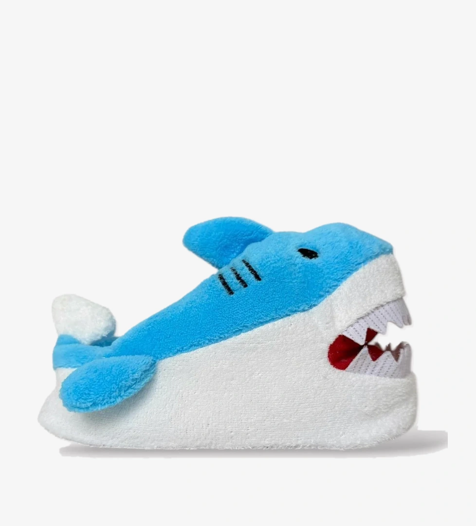 Kadın Köpek Balığı Figürlü Panduf MAVİ