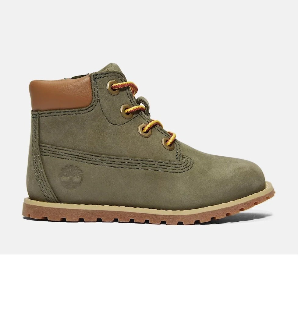 Timberland Pokey Pine Mıd Lace Up Wıth Zıp Boot Çocuk Haki Bot Tb1a1vosa581 model görseli