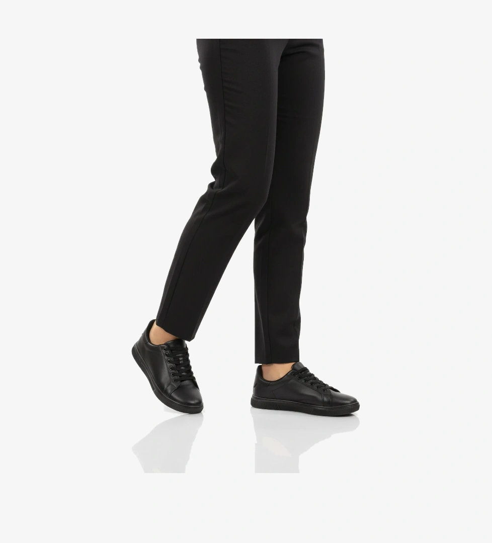 Aspor Siyah Bağcıklı Erkek Spor Ayakkabı