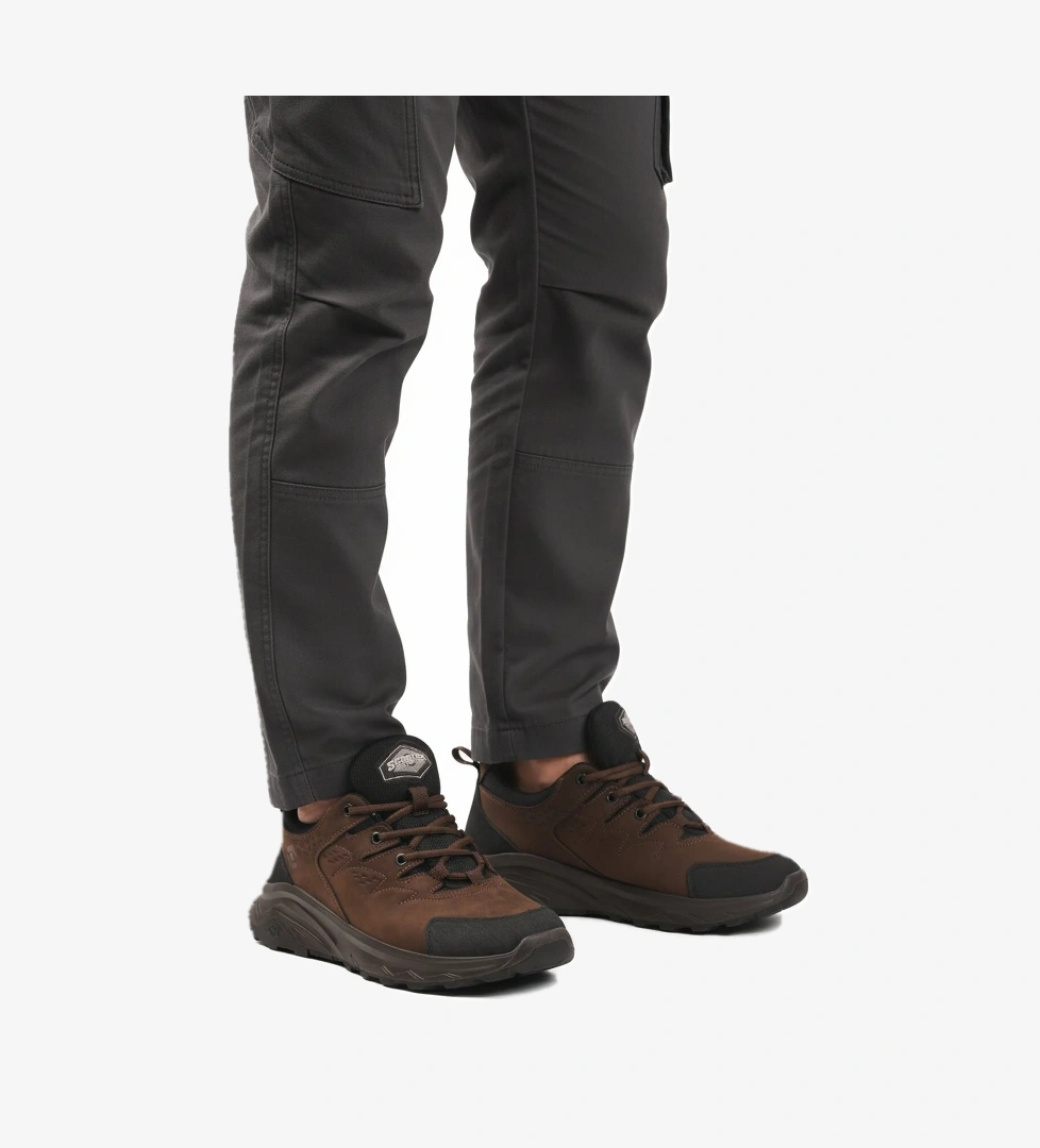 Scooter Kahve Siyah Nubuk Hakiki Deri Su Geçirmez Erkek Outdoor Ayakkabı model görseli