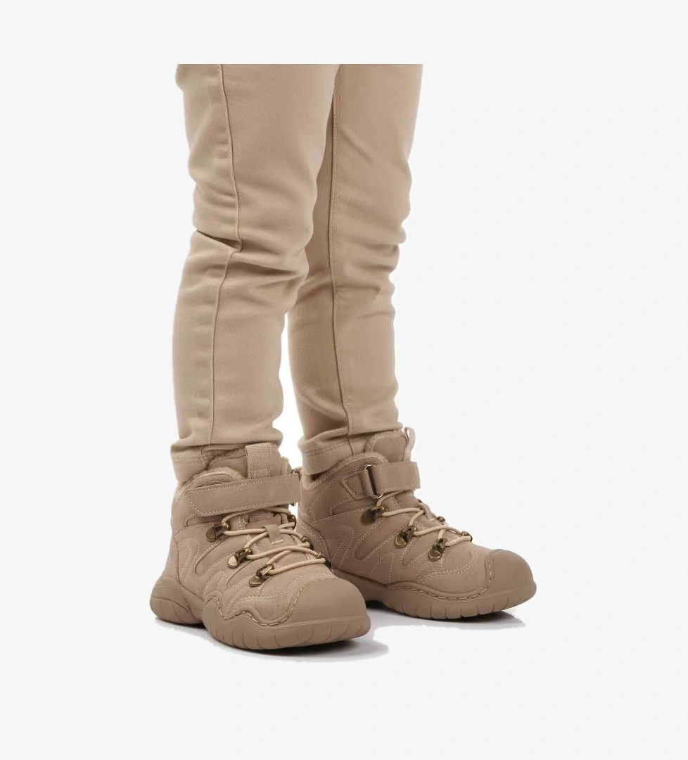 Pepino Taba Siyah Kürklü Erkek Çocuk Düz Bot model görseli